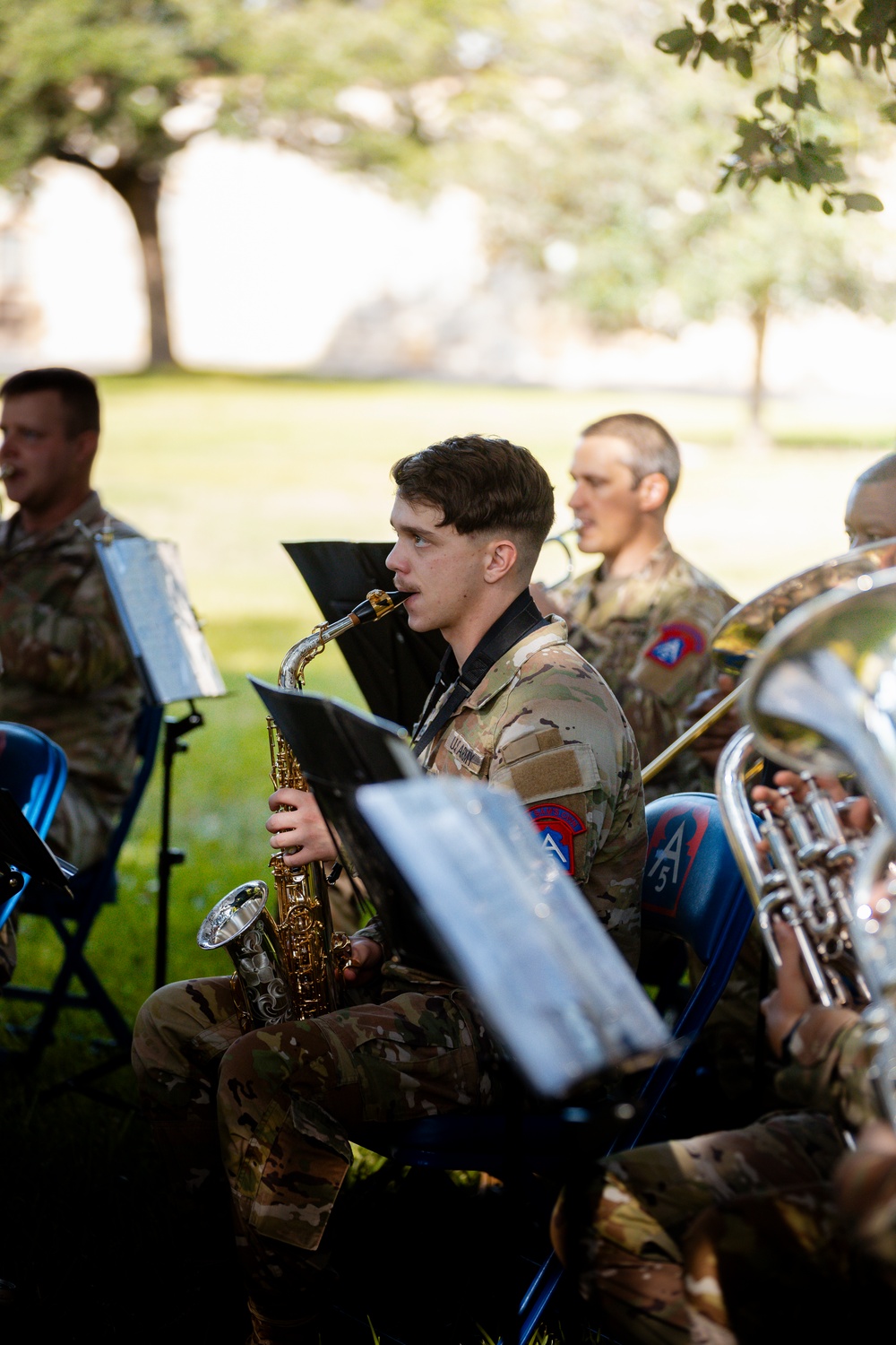 Army North's Headquarters and Headquarters Battalion has a change of command ceremony