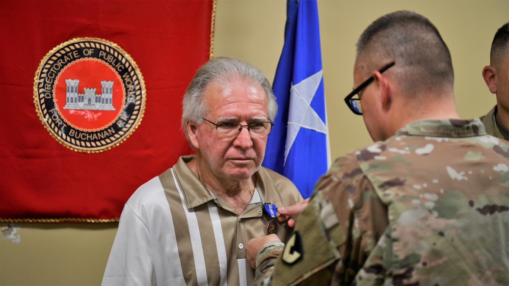 Fort Buchanan team member retires after 44 years of service to the nation