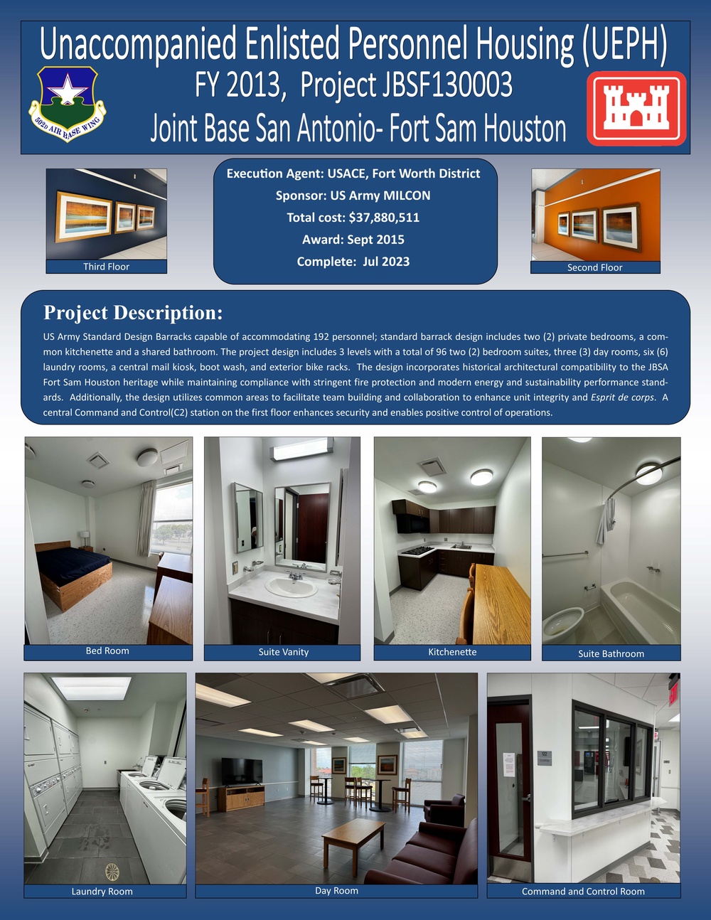 New Barracks Opens on JBSA-Fort Sam Houston