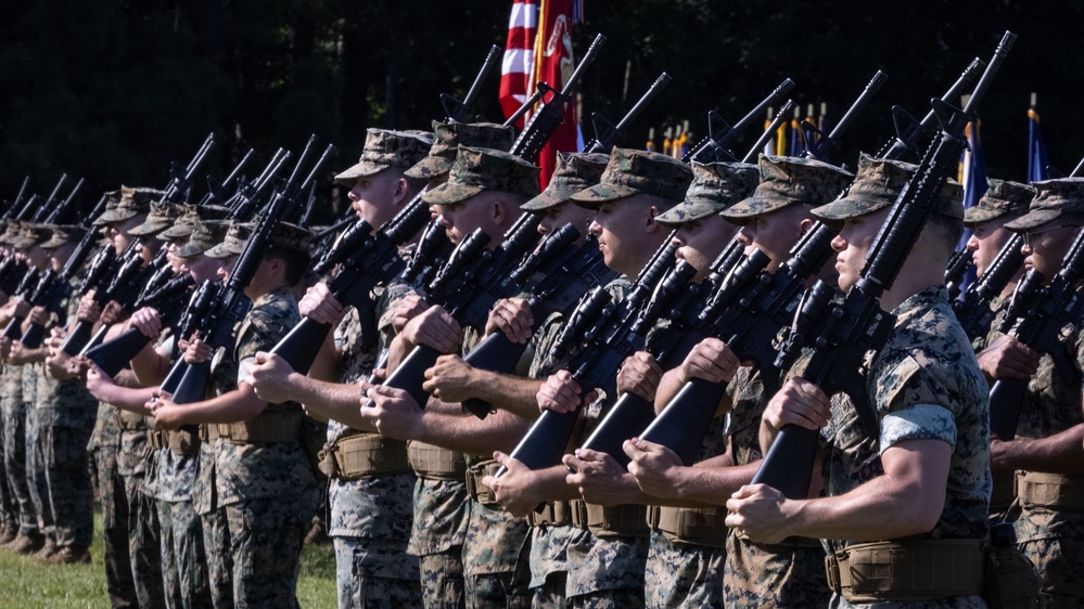 2nd Radio Battalion Change of Command Ceremony