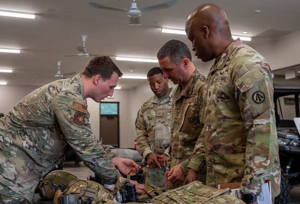 U.S. TRANSCOM senior enlisted leadership tours JB Charleston