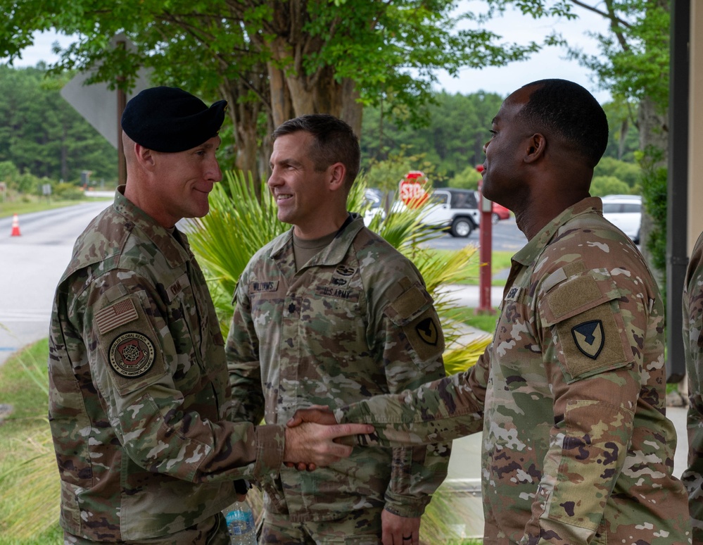 U.S. TRANSCOM senior enlisted leadership tours JB Charleston