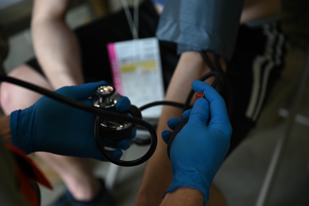The 354th Medical Group holds Ready Eagle training exercise.