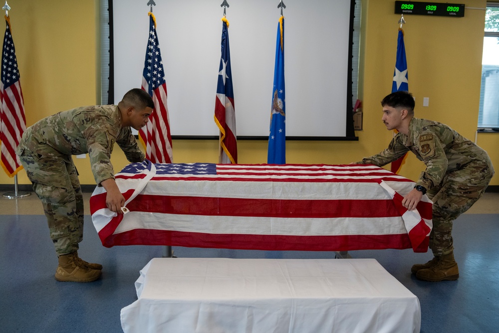 156th Wing 5th Annual Honor Guard Graduation Practice and Ceremony