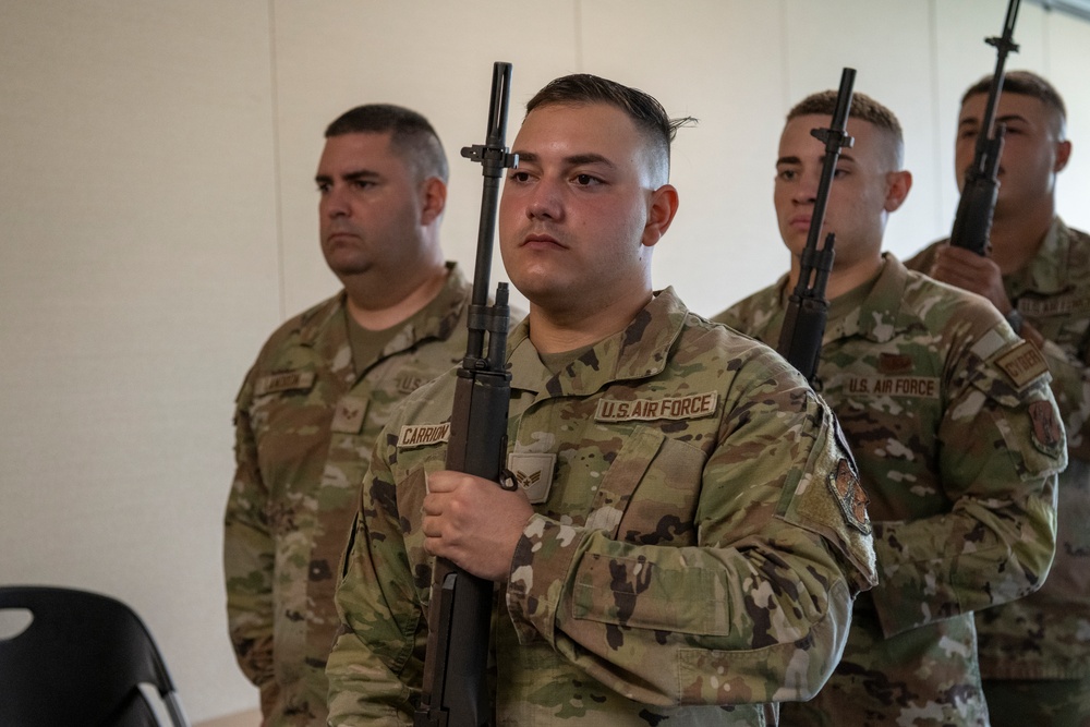 156th Wing 5th Annual Honor Guard Graduation Practice and Ceremony