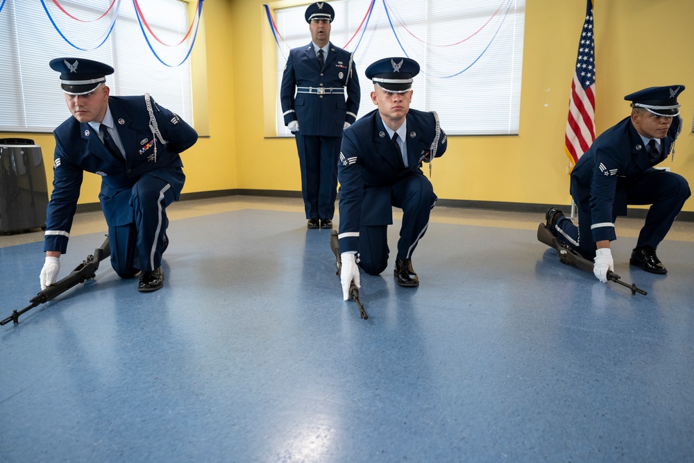 156th Wing 5th Annual Honor Guard Graduation Practice and Ceremony