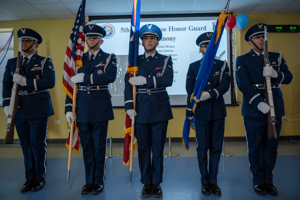 156th Wing 5th Annual Honor Guard Graduation Practice &amp; Ceremony