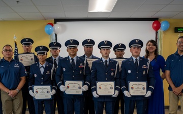 156th Wing 5th Annual Honor Guard Graduation Practice and Ceremony