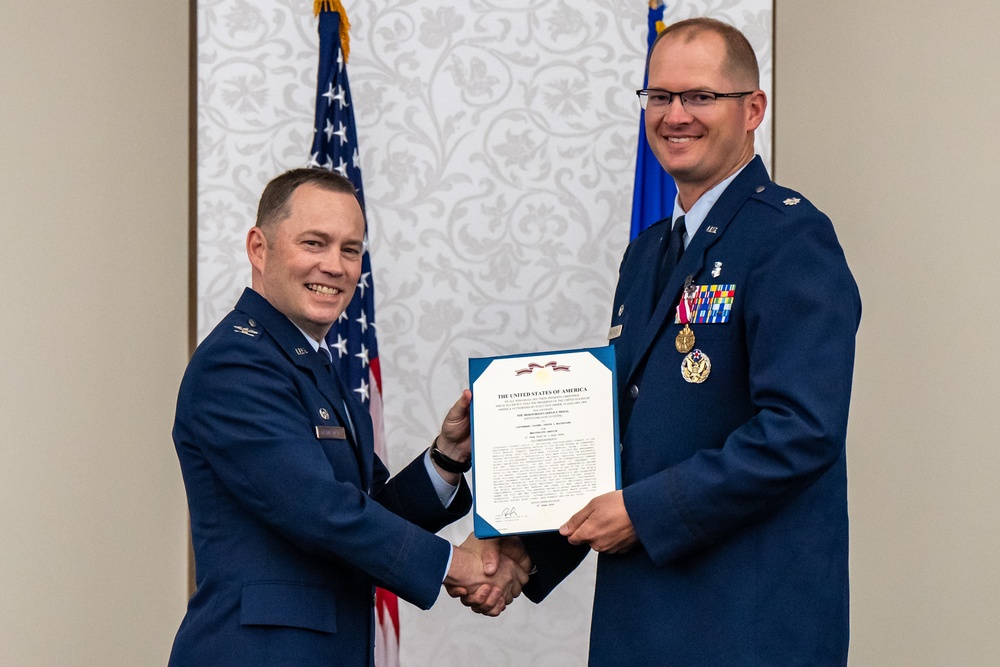 375th Medical Support Squadron Change of Command