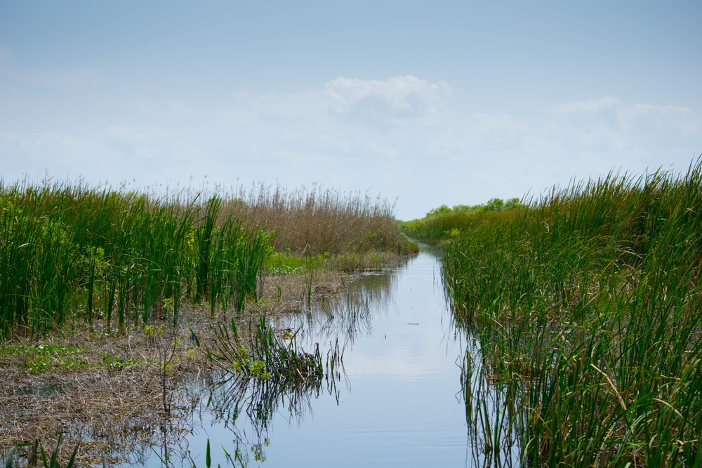 Water trail on Lake Okeechobee