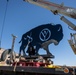 Installation of the Buffalo Statue for First Muster Ceremony