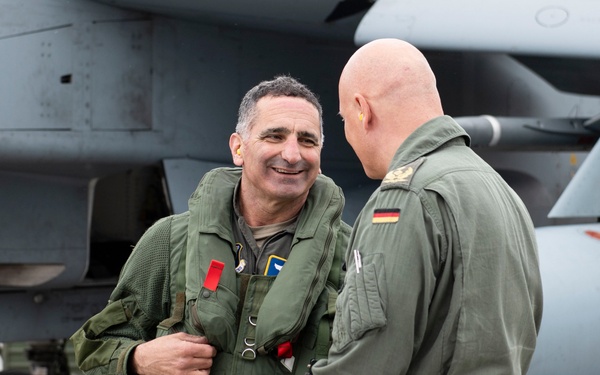 11th Air Force commander flies with German Air Force PA-200 Tornado