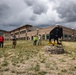 Installation of the Buffalo Statue for First Muster Ceremony