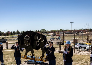 Joint Forces Readiness Center Hosts First Muster Ceremony and Statue Dedication