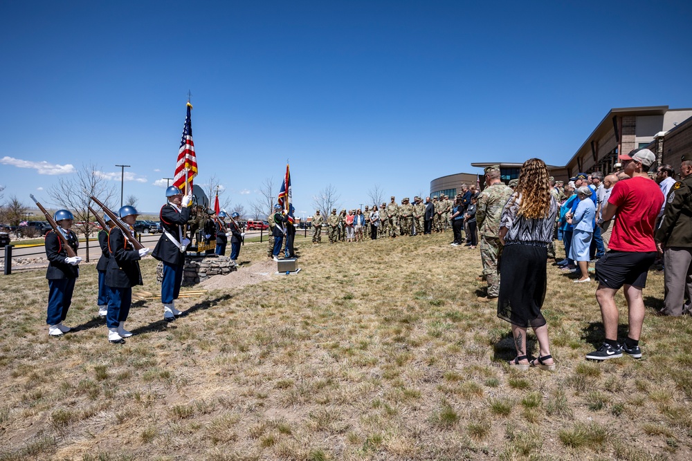 Joint Forces Readiness Center Hosts First Muster Ceremony and Statue Dedication