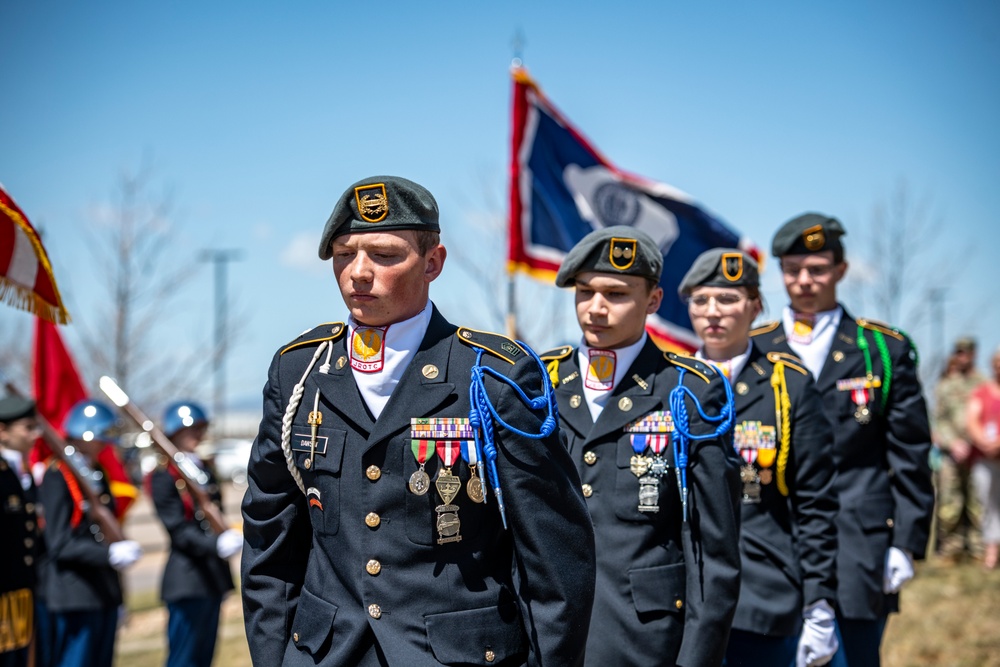 Joint Forces Readiness Center Hosts First Muster Ceremony and Statue Dedication