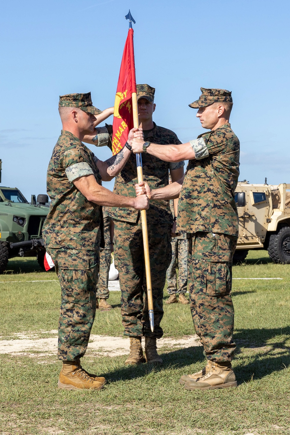 Fire Support Battery Change of Command Ceremony