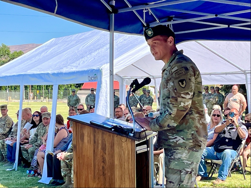 Yakima Training Center 2024 Change of Command