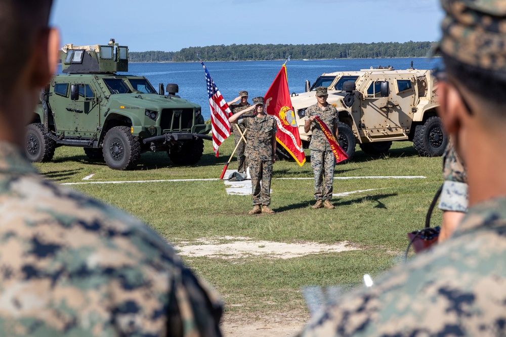 Fire Support Battery Change of Command Ceremony