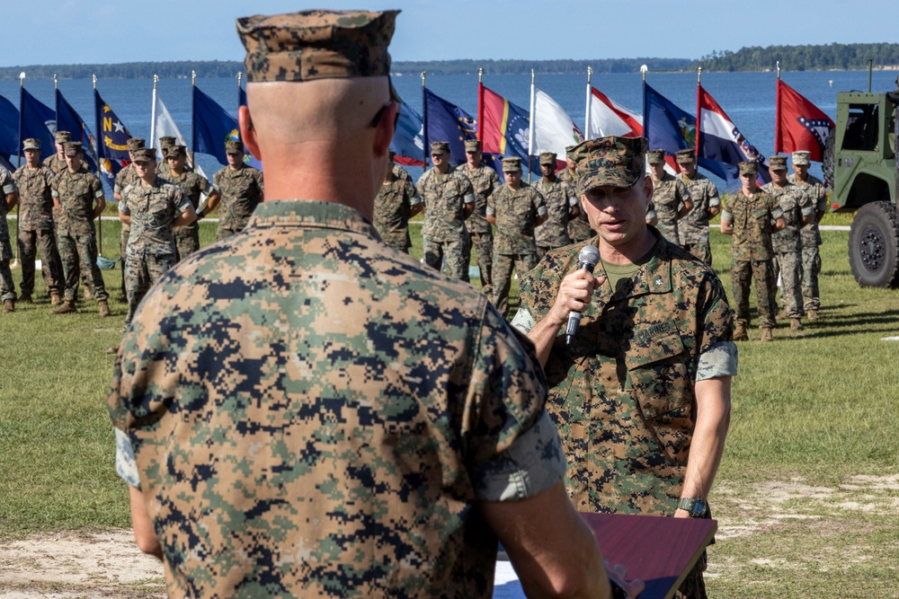 Fire Support Battery Change of Command Ceremony