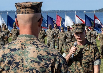 Fire Support Battery Change of Command Ceremony