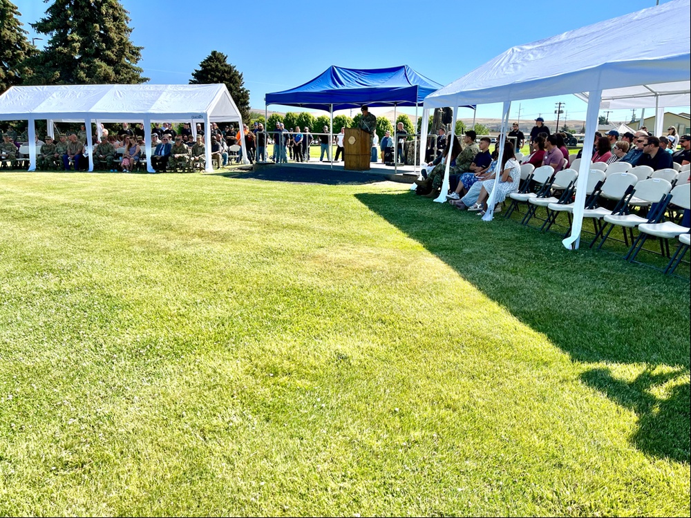 Yakima Training Center Change of Command