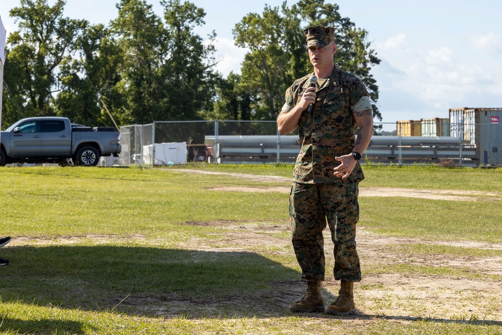 Fire Support Battery Change of Command Ceremony