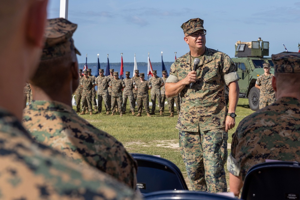 Fire Support Battery Change of Command Ceremony