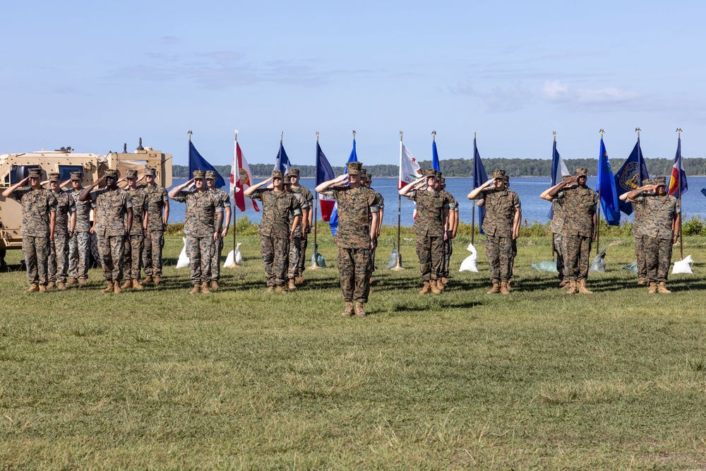 Fire Support Battery Change of Command Ceremony