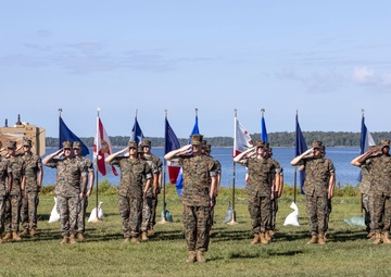 Fire Support Battery Change of Command Ceremony