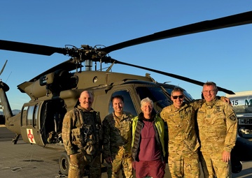 Oregon Department of Emergency Management and Oregon National Guard rescue hiker on the Pacific Crest Trail