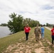 Commander Visits Communities During the Flood