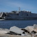 The USNS Burlington (T-EPF 10) departs Naval Station Mayport for Continuing Promise 2024