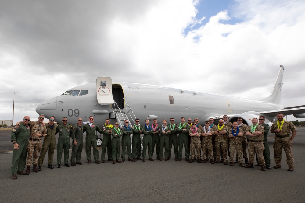 Royal Air Force P-8 arrives for RIMPAC 2024