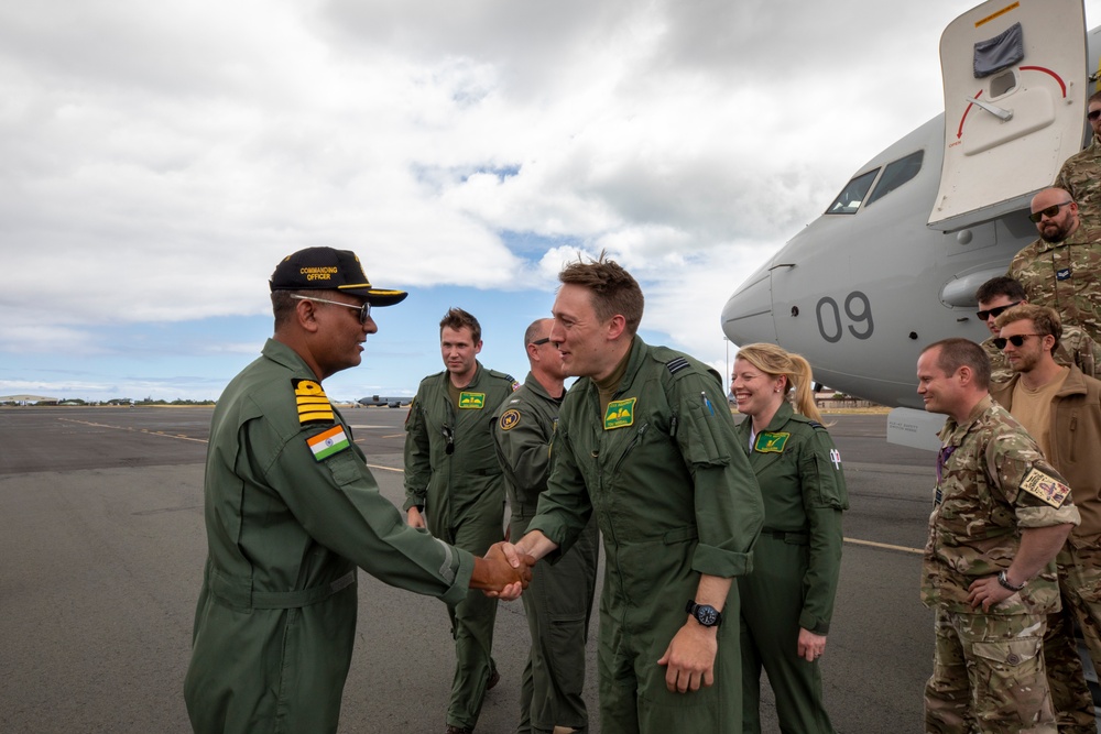 Combined Task Force 172 welcomes Royal Air Force P-8 Squadron to RIMPAC 2024