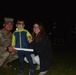 Family awaiting fireworks