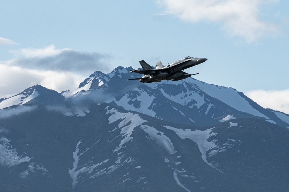 NORAD CF-18’s Takeoff From JBER