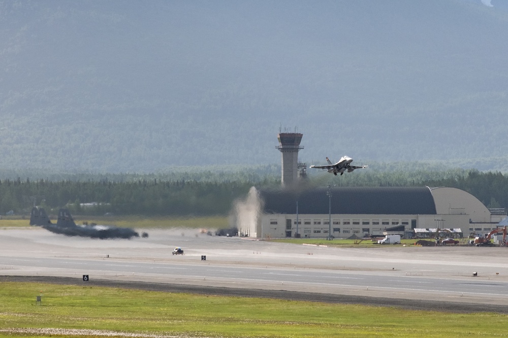 NORAD CF-18’s Takeoff From JBER