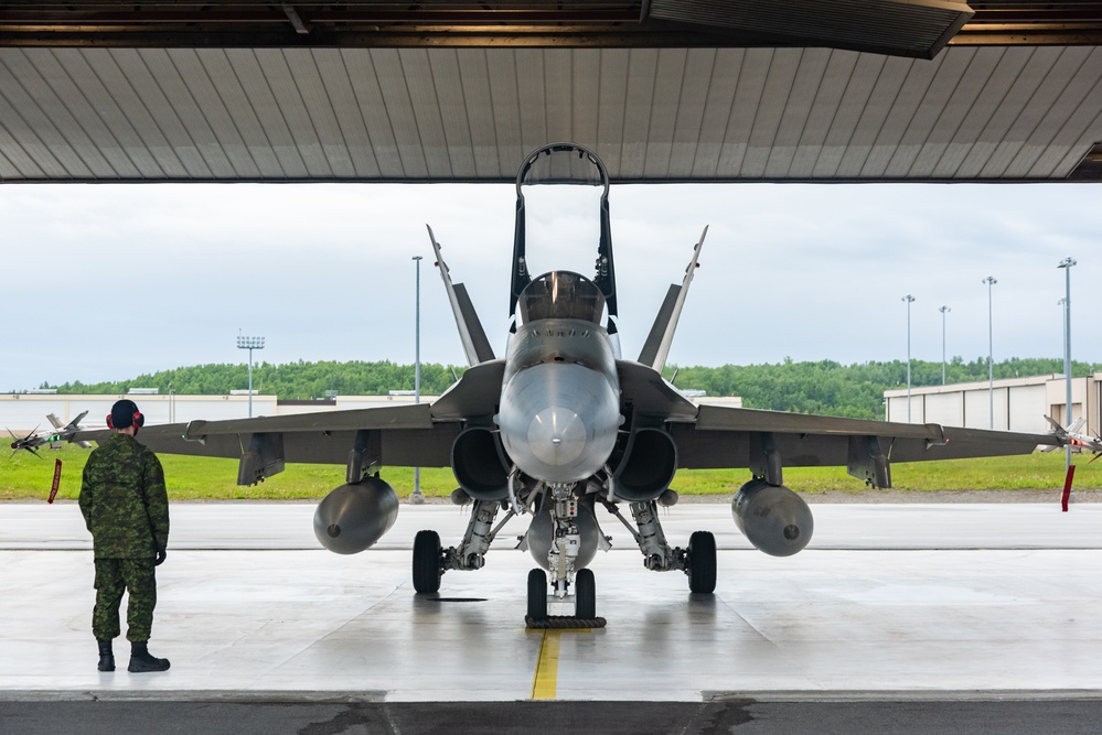 NORAD CF-18’s Takeoff From JBER