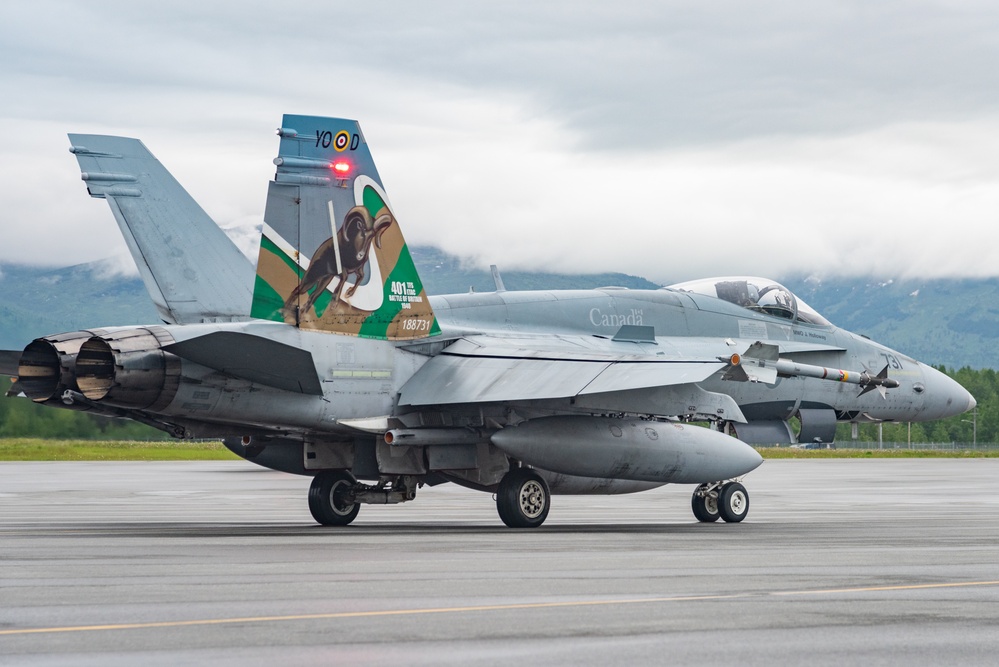 NORAD CF-18’s Takeoff From JBER