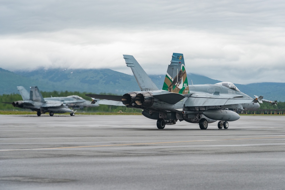 NORAD CF-18’s Takeoff From JBER