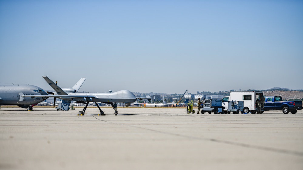 MQ-9 Reaper Prepped for Mission by 163d Attack Wing