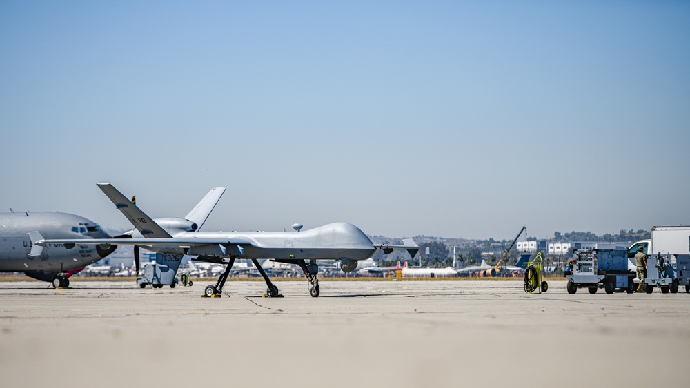 MQ-9 Reaper Prepped for Mission by 163d Attack Wing