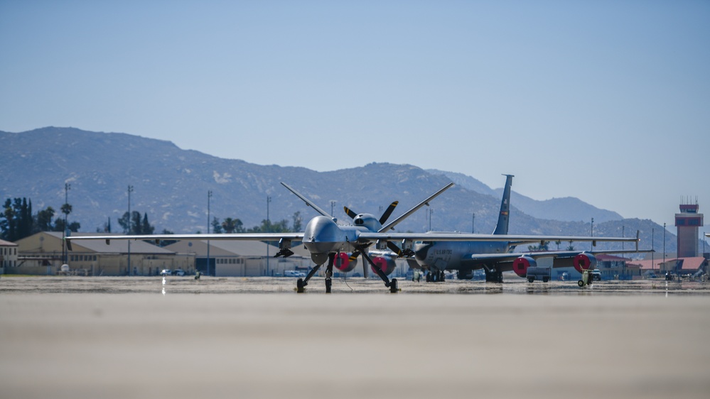 MQ-9 Reaper Prepped for Mission by 163d Attack Wing