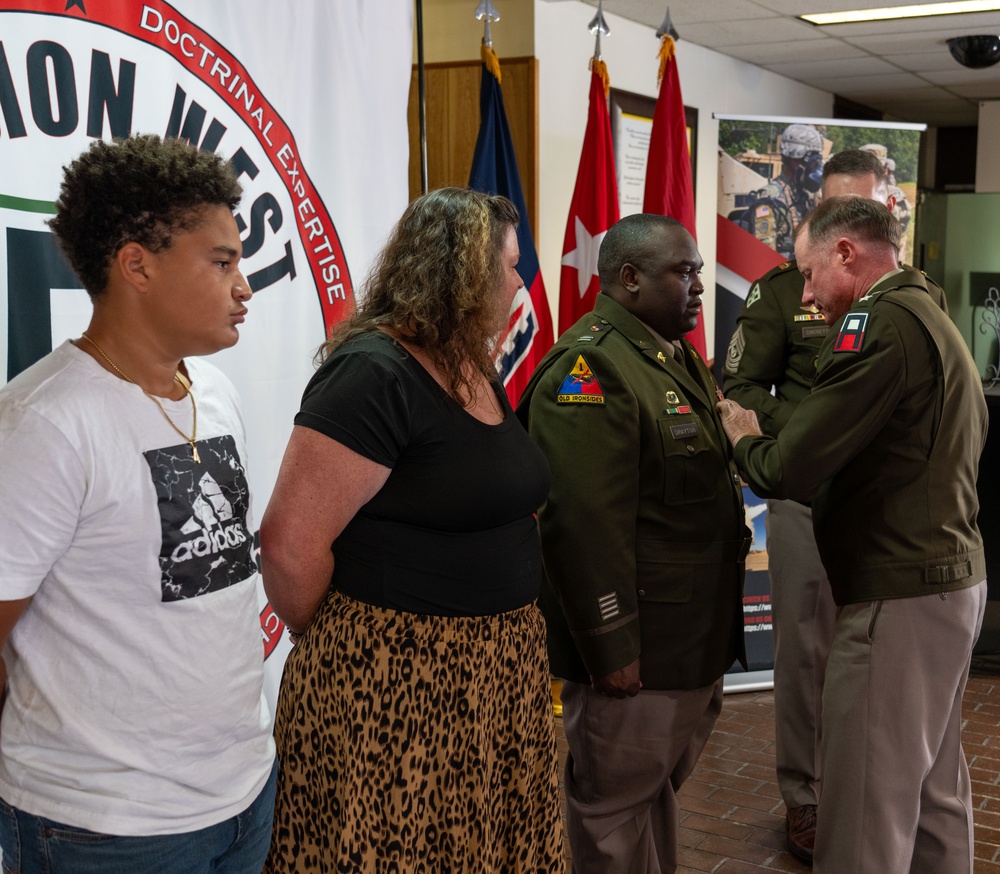 Capt. Drayton Soldier's Medal Ceremony