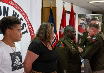 Capt. Drayton Soldier's Medal Ceremony
