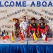 Rear Adm. Michael Wosje Poses for a Group Photo with Republic of Korea Navy sailors During RIMPAC 2024