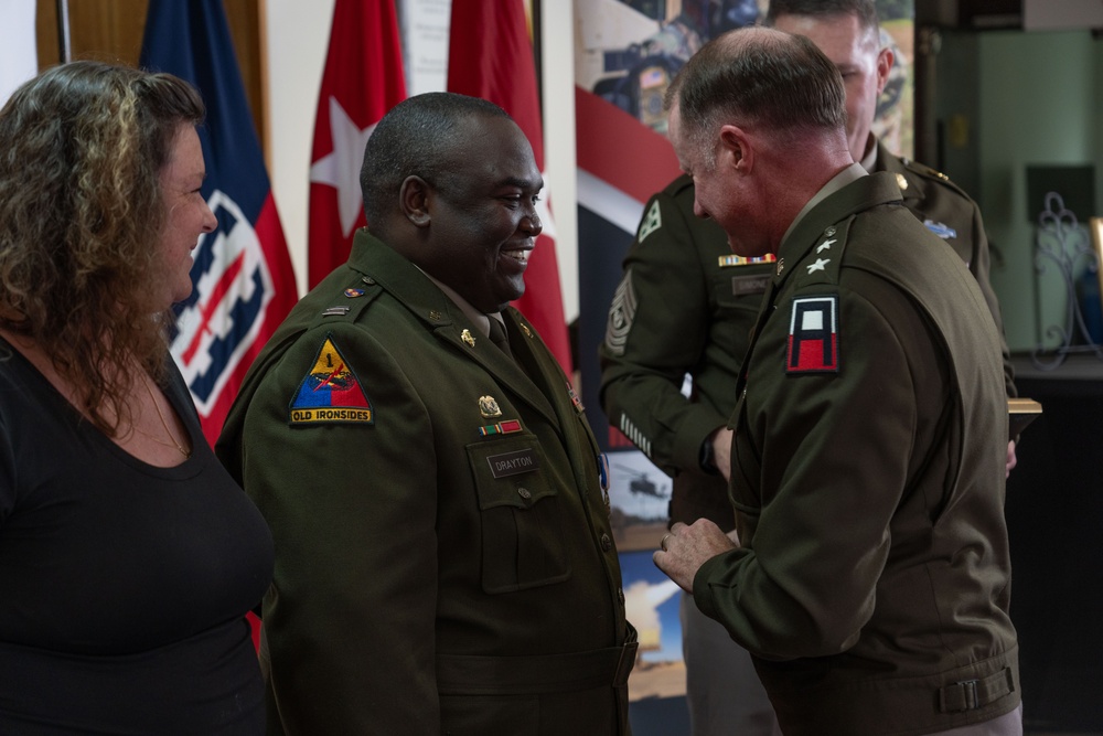 Capt. Drayton Soldier's Medal Ceremony