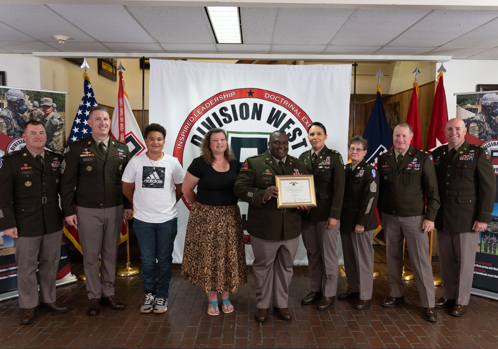 Capt. Drayton Soldier's Medal Ceremony