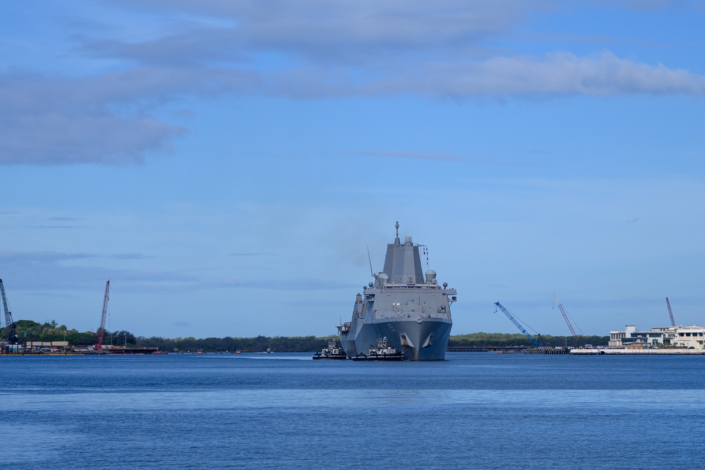 USS Somerset Arrives at Pearl Harbor for RIMPAC 2024